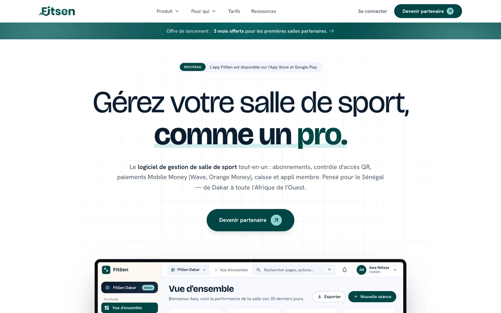 Le site de FitSen